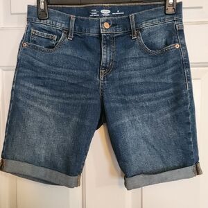 Old Navy Dark Blue Denim Shorts